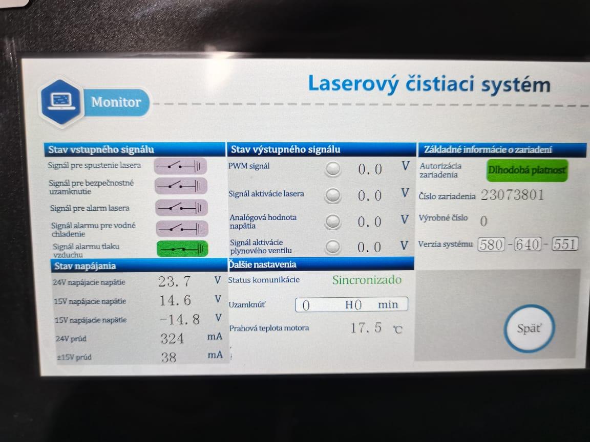 🇸🇰 Laserové čistiace zariadenie 2000W