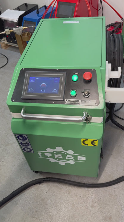 Profesionálny laserový čistiaci stroj s dvoma motormi 2000W RAYCUS